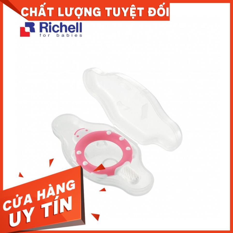 Bàn chải massage lợi gặm nướu bước 1 (3m+) Richell Nhật Bản