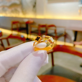nhẩn titan hiệu lv mạ vàng ko đen