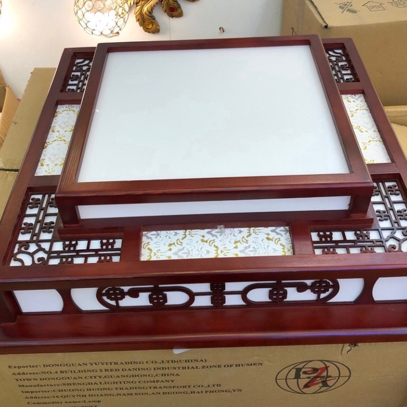 Đèn ốp trần gỗ OT 1028