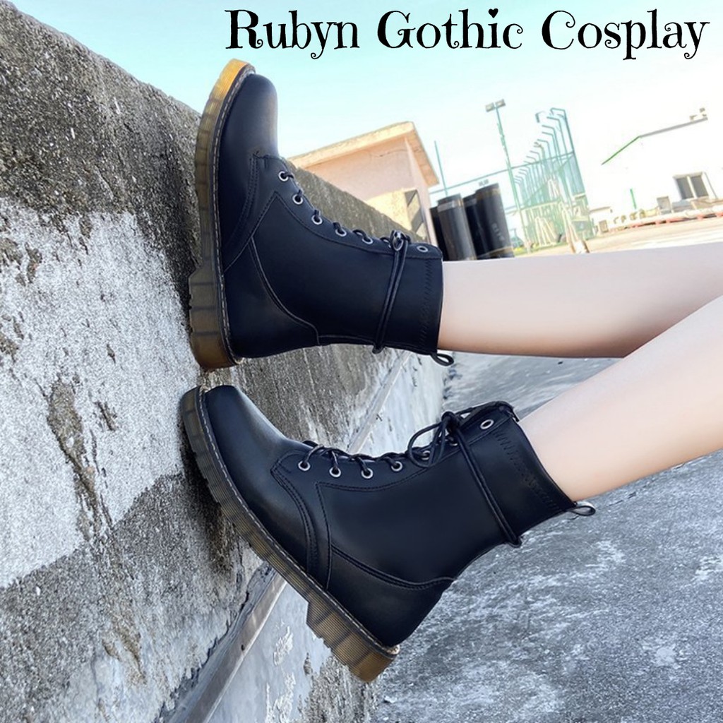 [SẴN Ảnh thật + Video]  Giày Boots Cổ Cao Dr Martens cá tính mới 2020 da mềm