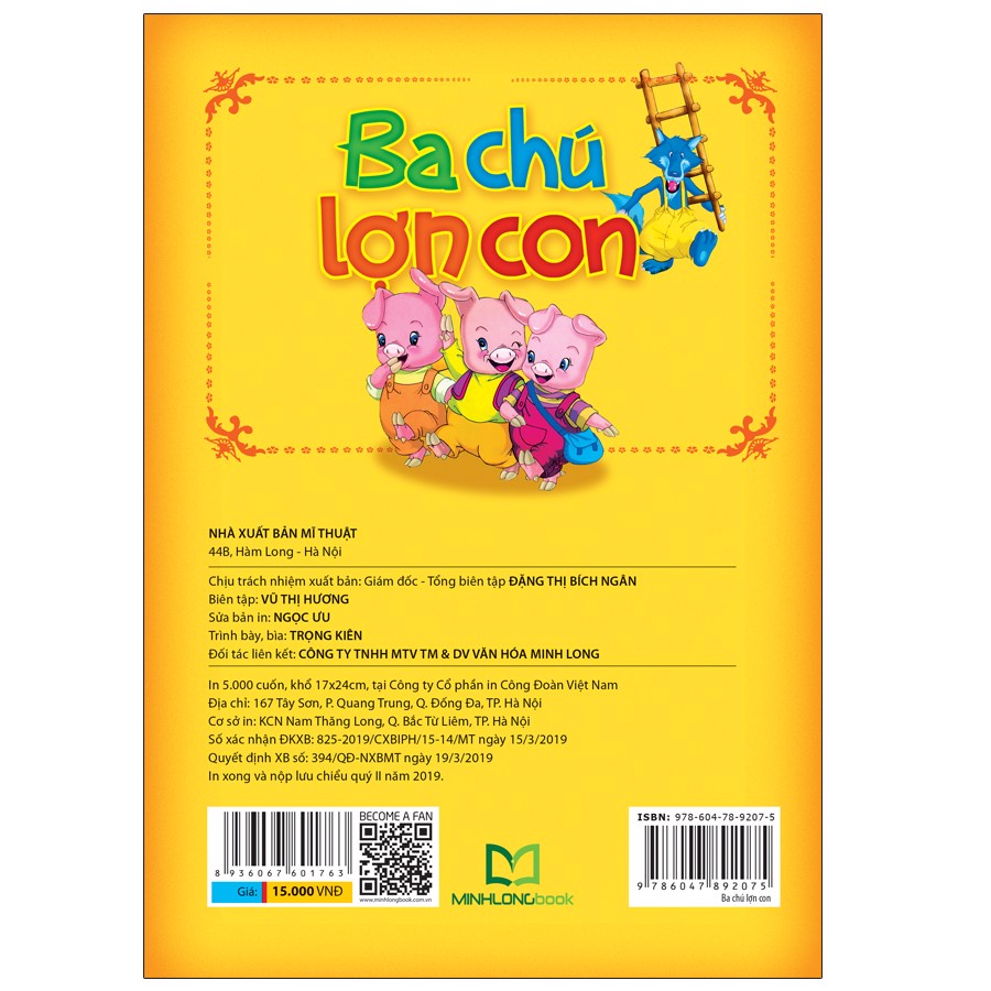 Sách: Ba Chú Lợn Con - TSTN