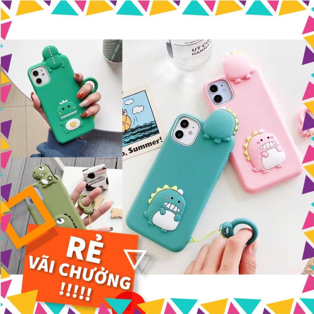 Xả Hết- Ốp lưng cao su Khủng Long Iphone 6/7/6Plus/7Plus/8Plus/X/Xs/XsMax/Xr/11Pro/11/11ProMax/12/Mini/Pro/Max