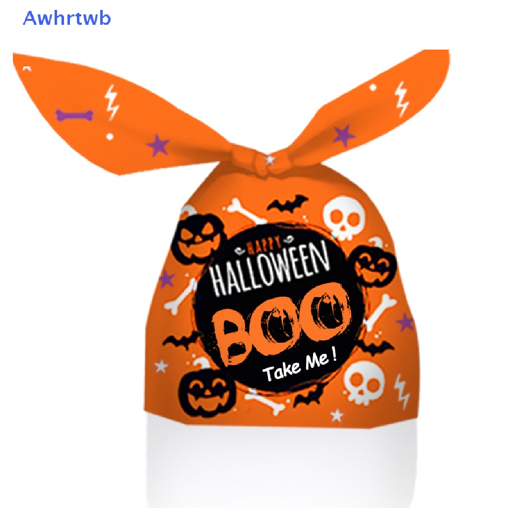 Set 50 Túi Đựng Kẹo Bánh Quy Chủ Đề Halloween Mới