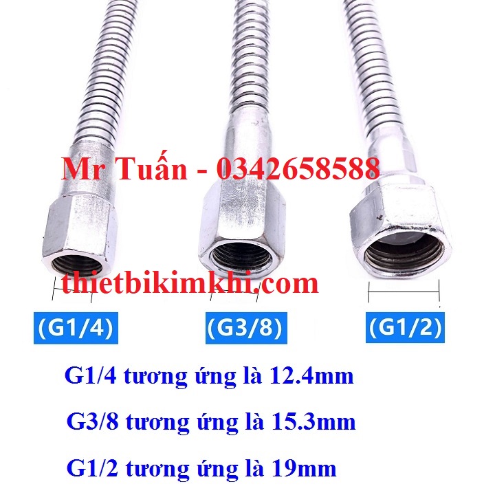 Vòi tưới nguội kim loại ren ngoài 20mm