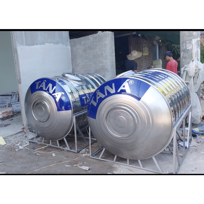 Bồn nước inox Tân Á 2000L, 2500L,3000L, ngang   ✅Miễn phí vận chuyển nội thành, ngoại thành tùy khu vực