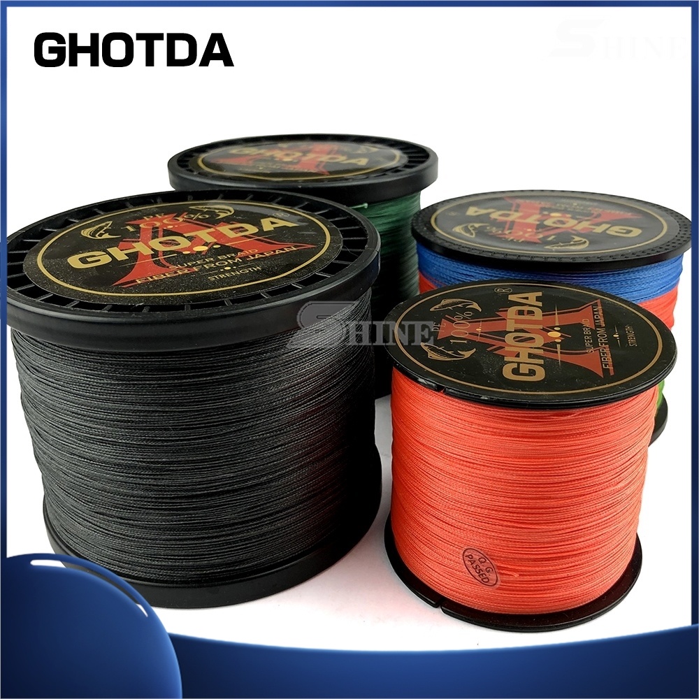 Cuộn Dây Câu Cá Bện Sợi PE 100% 10LB-120LB-120LB 300M