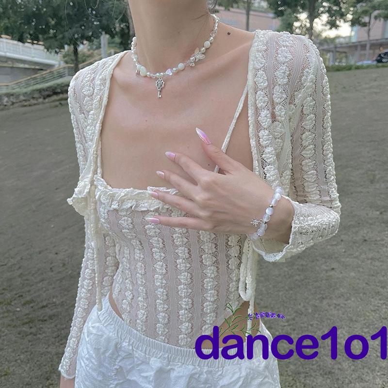 ❤Je☎Áo Tay Dài Thắt Nút Thời Trang Xuân Hè Cho Nữ