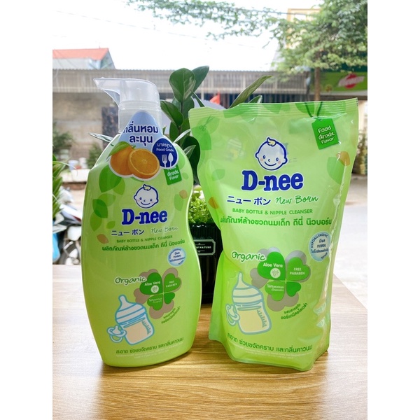 Nước rửa bình sữa orgarnic Dnee Thái Lan