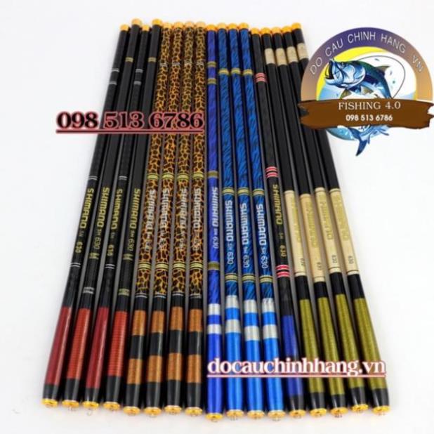 Cần Câu Tay, Cần Câu Đơn Shimano 5H đủ size 3m6 4m5 5m4 6m3