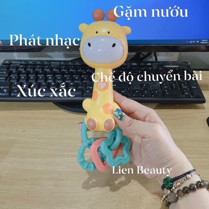 XÚC XẮC GẶM NƯỚU AN TOÀN CHO BÉ CÓ NHẠC