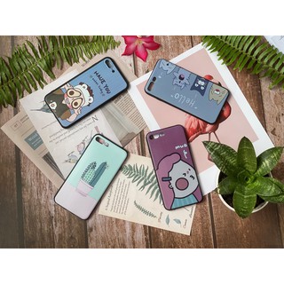 Ốp lưng iPhone viền đen - dành cho iPhone 7Plus/8Plus (nhiều mẫu)