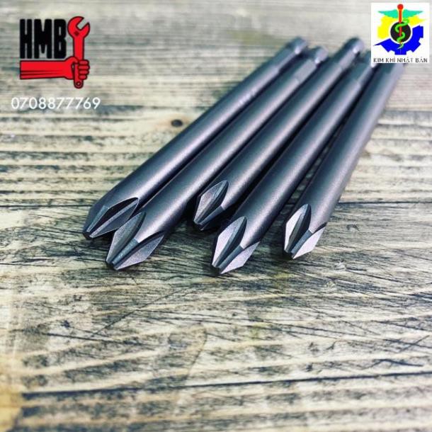 🇯🇵Made in Japan🇯🇵 Mũi bắn vít có từ tính Ohmi Seiki Ph2 thân 7mm chân ngắn