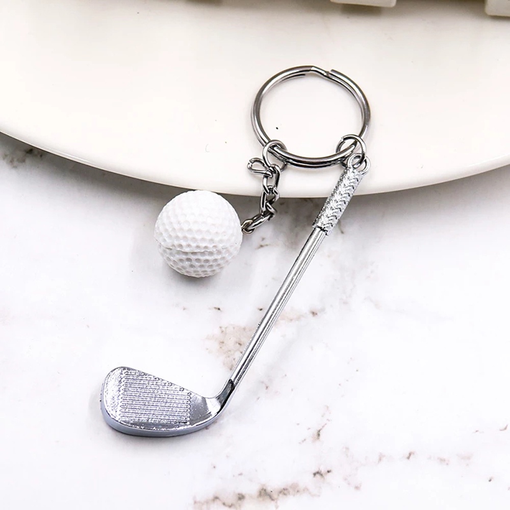 Móc khóa hình gậy đánh golf mini AVALENTINE bằng kim loại sáng tạo dành cho nữ