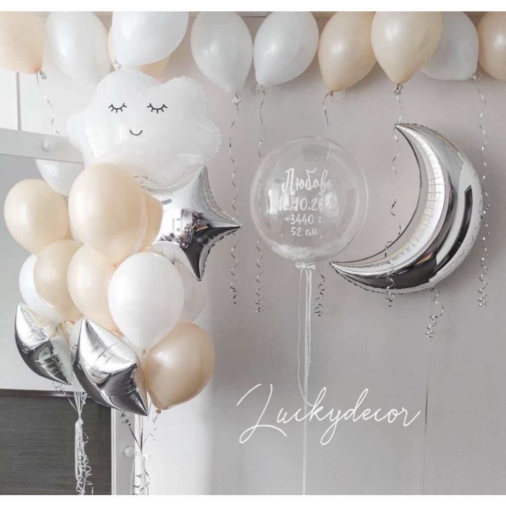 Bóng bay hình đám mây Style Korea kích thước 75x61cm SK01