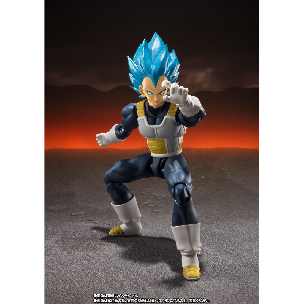 [HÀNG CÓ SẴN-XẢ HÀNG TĂNG DOANH SỐ] MÔ HÌNH KHỚP CỬ ĐỘNG SUPER SAIYAN GOD VEGETA SHF DRAGON BALL SUPER THẦN CAO 15CM