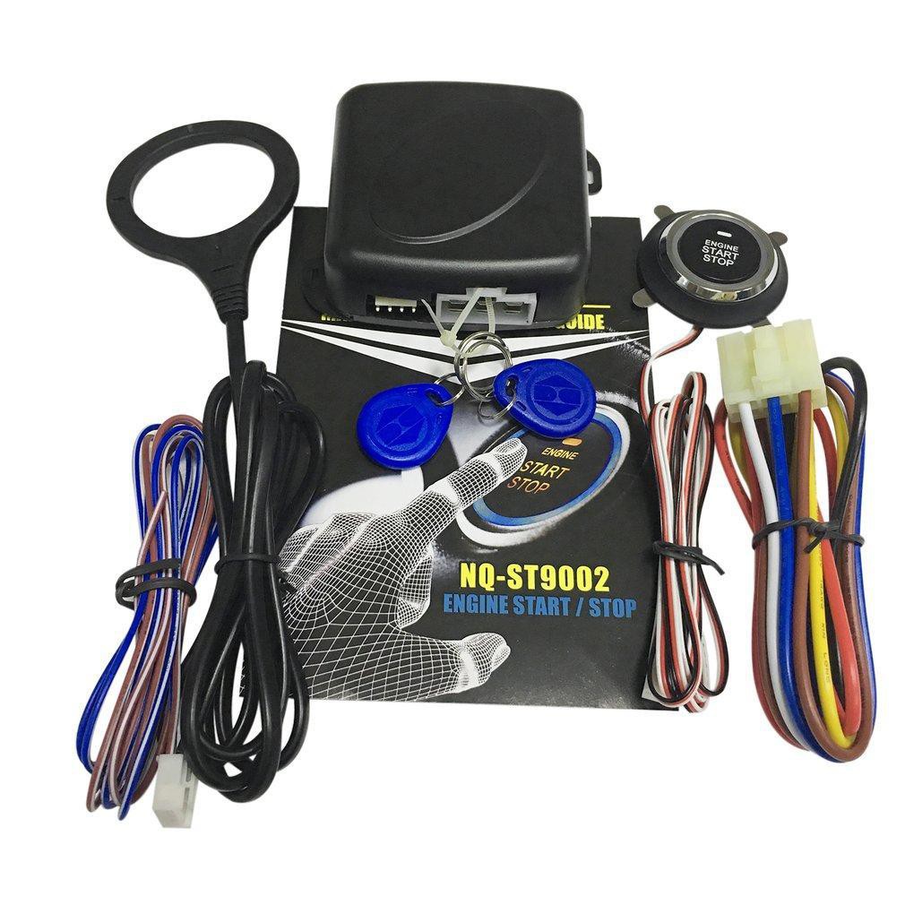 12V Push Button Car Engine Start Stop System Kit For Auto Keyless Entry