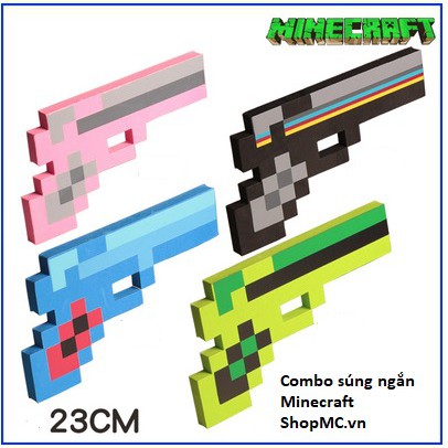 Combo súng ngắn minecraft