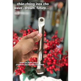 Chân chống nghiêng inox cho WINNER sonic  wave. dream. future.. wave tàu