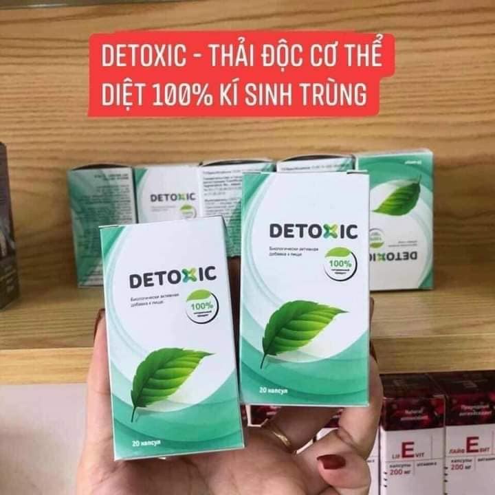 Viên uống Detoxic của Nga diệt ký sinh trùng an toàn hiệu quả  - CHÍNH HÃNG