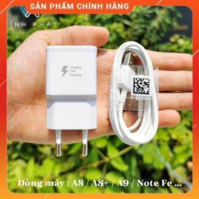 [Freeship - Hàng Chính Hãng - Bảo Hành 12 Tháng 1 Đổi 1] Bộ Cốc Cáp Sạc Samsung S8/ S9/Note 8/ Note 9 USB - Type C