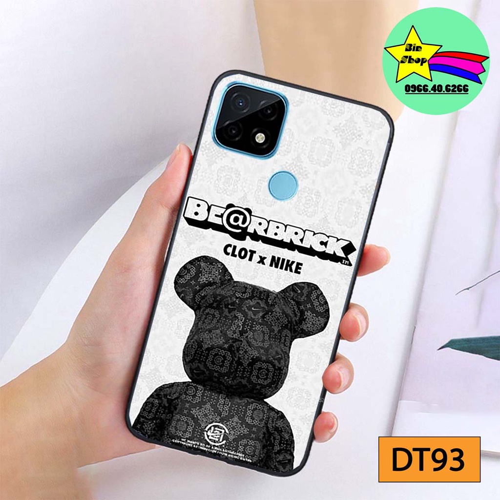 Ốp lưng Realme C21y / Realme C25 / Realme C25S in hình Robot Bear độc đáo, cá tính, chất liệu in UV chống trầy xước