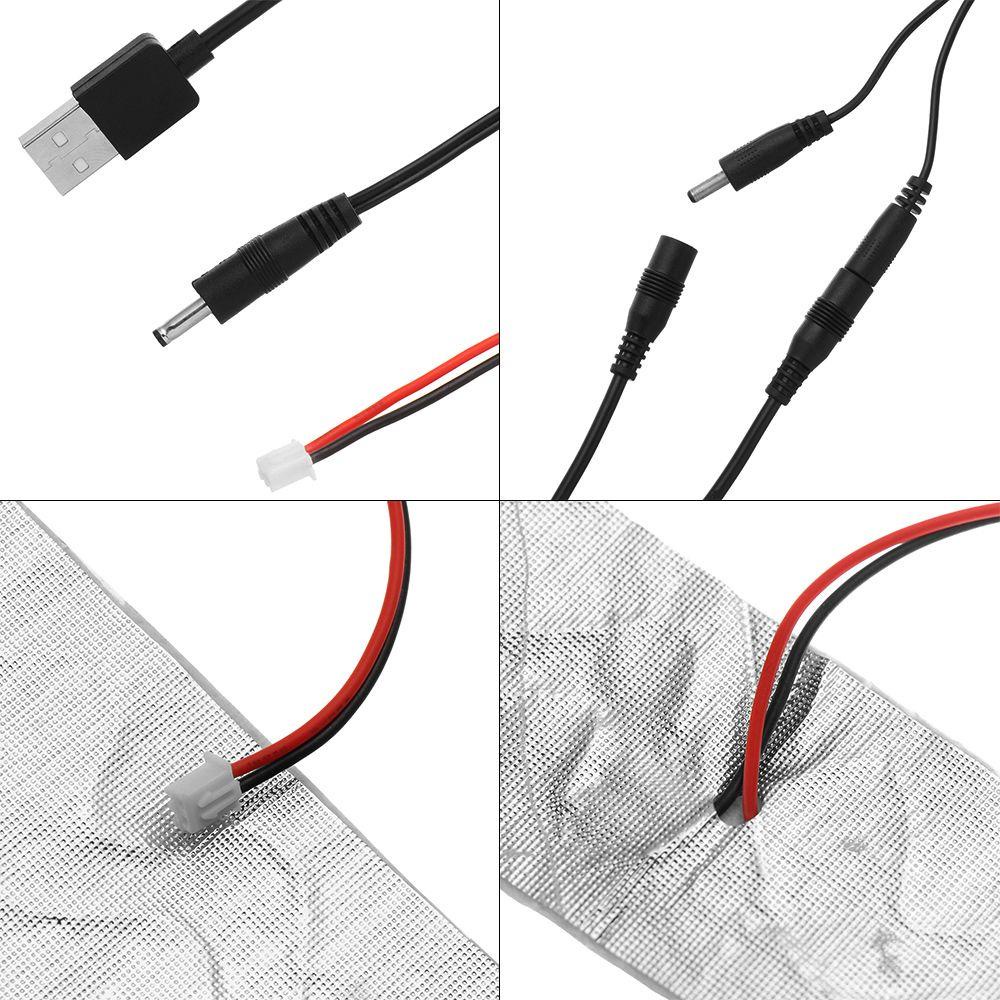 1 Cặp / 1 Cặp Đế Lót Giày Làm Ấm Bằng Điện USB 5V