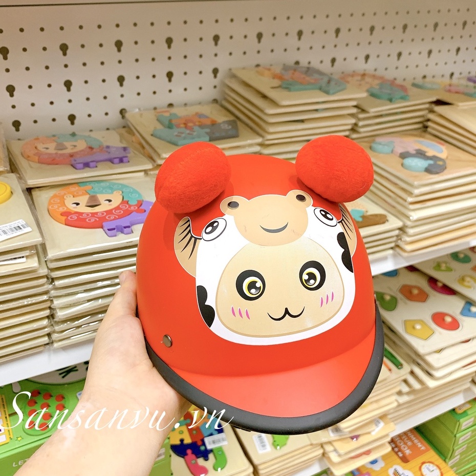 Mũ bảo hiểm hình thú đáng yêu cho bé, Nón bảo cho bé yêu nhà bạn mẫu mới nhất 2022