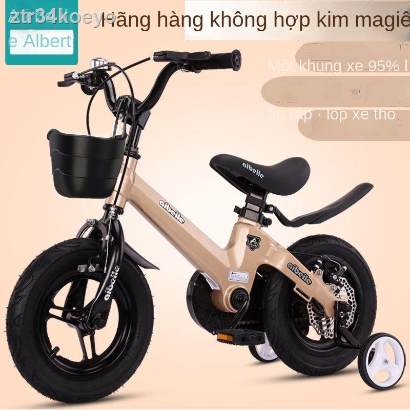 ✌☫Xe đạp trẻ em 2-3-5-7-9 tuổi Xe đạp trẻ em 12/14/16/18 inch xe đẩy hợp kim magiê
