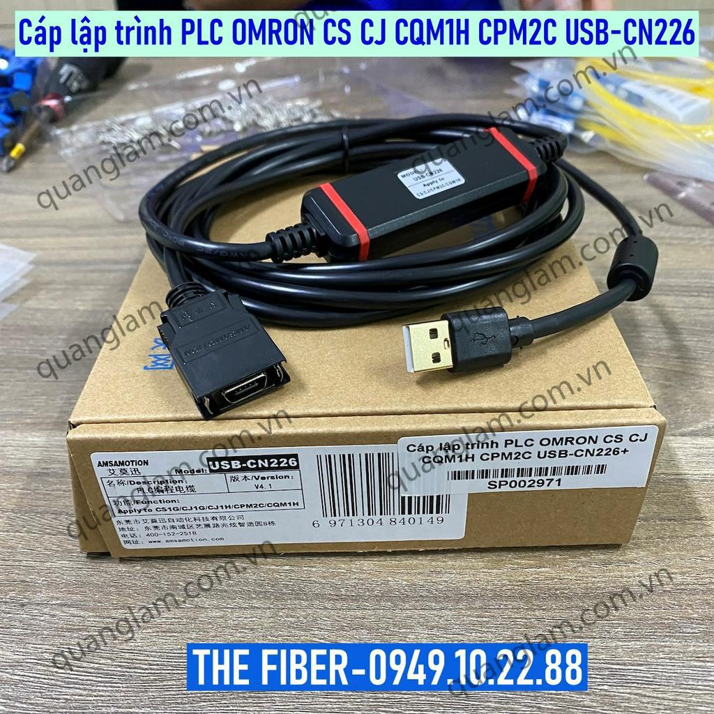Cáp lập trình PLC OMRON CS CJ CQM1H CPM2C USB-CN226