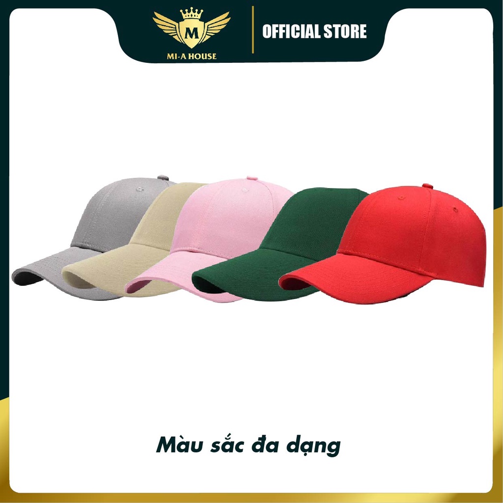 Nón lưỡi trai trơn - nhiều màu