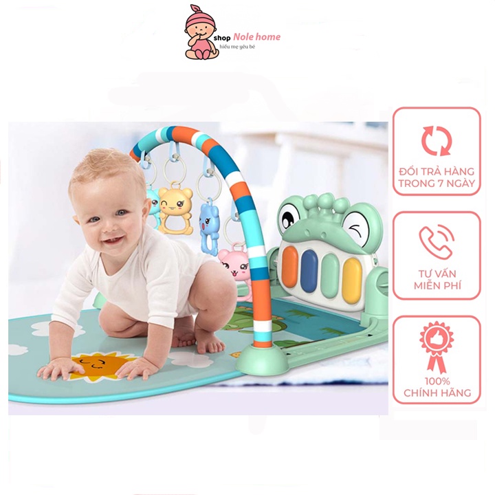 Thảm Nhạc Cho Bé Sơ Sinh Cao Cấp Little Baby Đồ Chơi Phát Triển Trí Tuệ Thông Minh Cho Bé Hình Thú Đáng Yêu