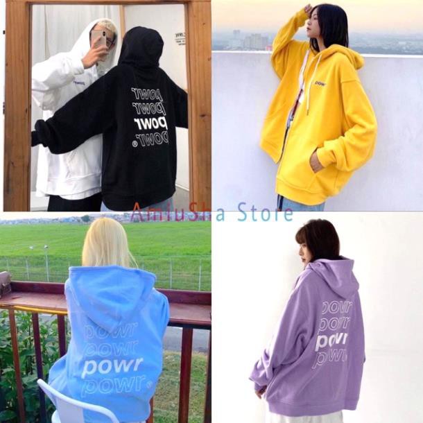 [HÀNG SHOP] Áo Khoác Hoodie Nỉ Ngoại POWR 5 Màu ( KÈM ẢNH THẬT + Video) | WebRaoVat - webraovat.net.vn