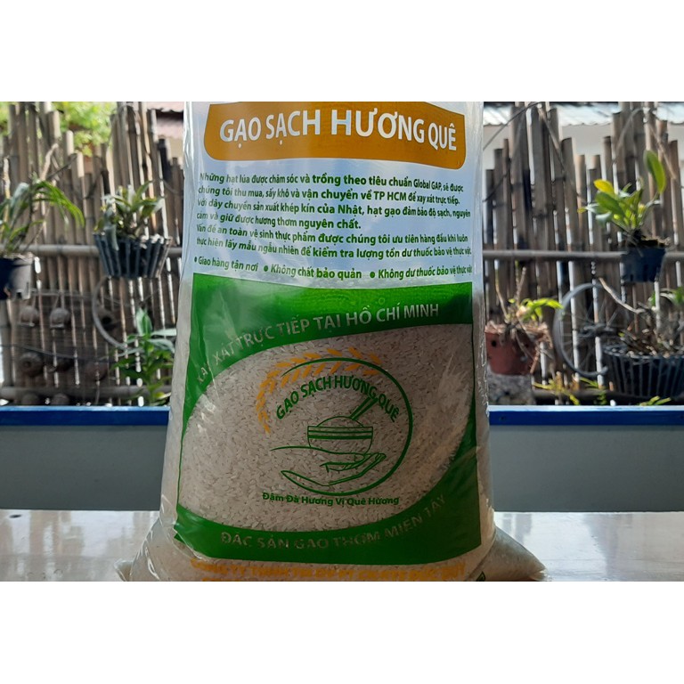 Gạo Xát Dối Còn Cám Nàng Hoa 1Kg Gạo Ruộng Nhà Trồng Ăn Tới Đâu Xát Tới Đó