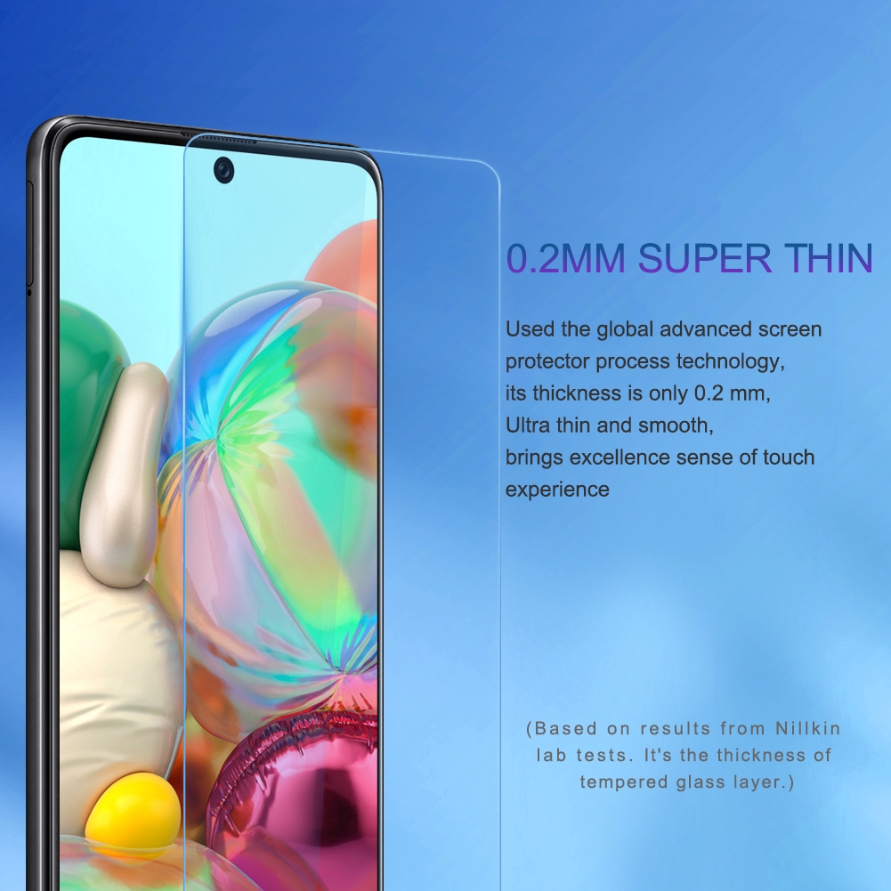 Kính Cường Lực 9H Nillkin H+ Pro 2.5D Siêu Mỏng Bảo Vệ Màn Hình Cho Samsung Galaxy M62 F62 M51 M52 A71 Note 10 Lite