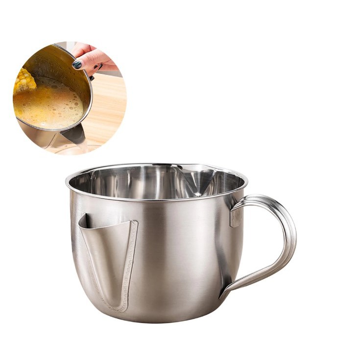 Ca tách dầu mỡ cho nước dùng trong hơn không bị tích mỡ Kt 13x10cm (ảnh thật)