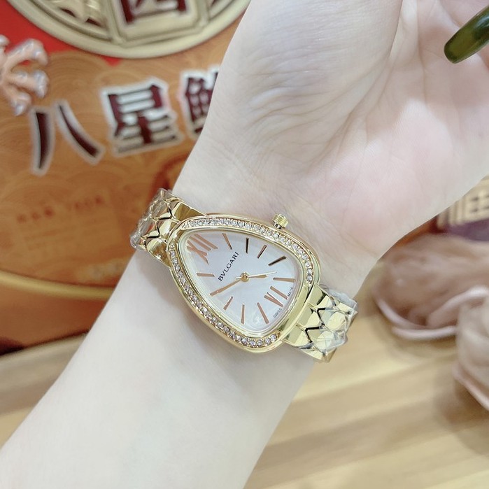 Đồng hồ nữ Bvlgari dây thép không gỉ tinh tế sang trọng lôi cuốn MTP-STORE