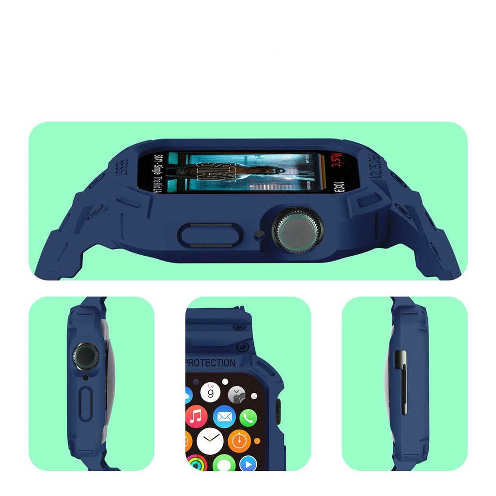 Ốp Case Kèm Dây Đeo Chống Shock dành cho Đồng Hồ Apple Watch