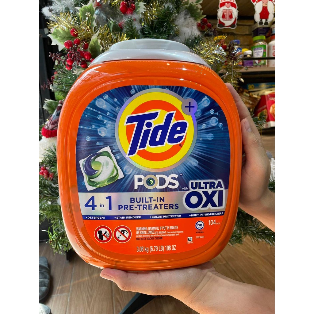 VIÊN GIẶT TIDE PODS DOWNY 4in1 104 VIÊN