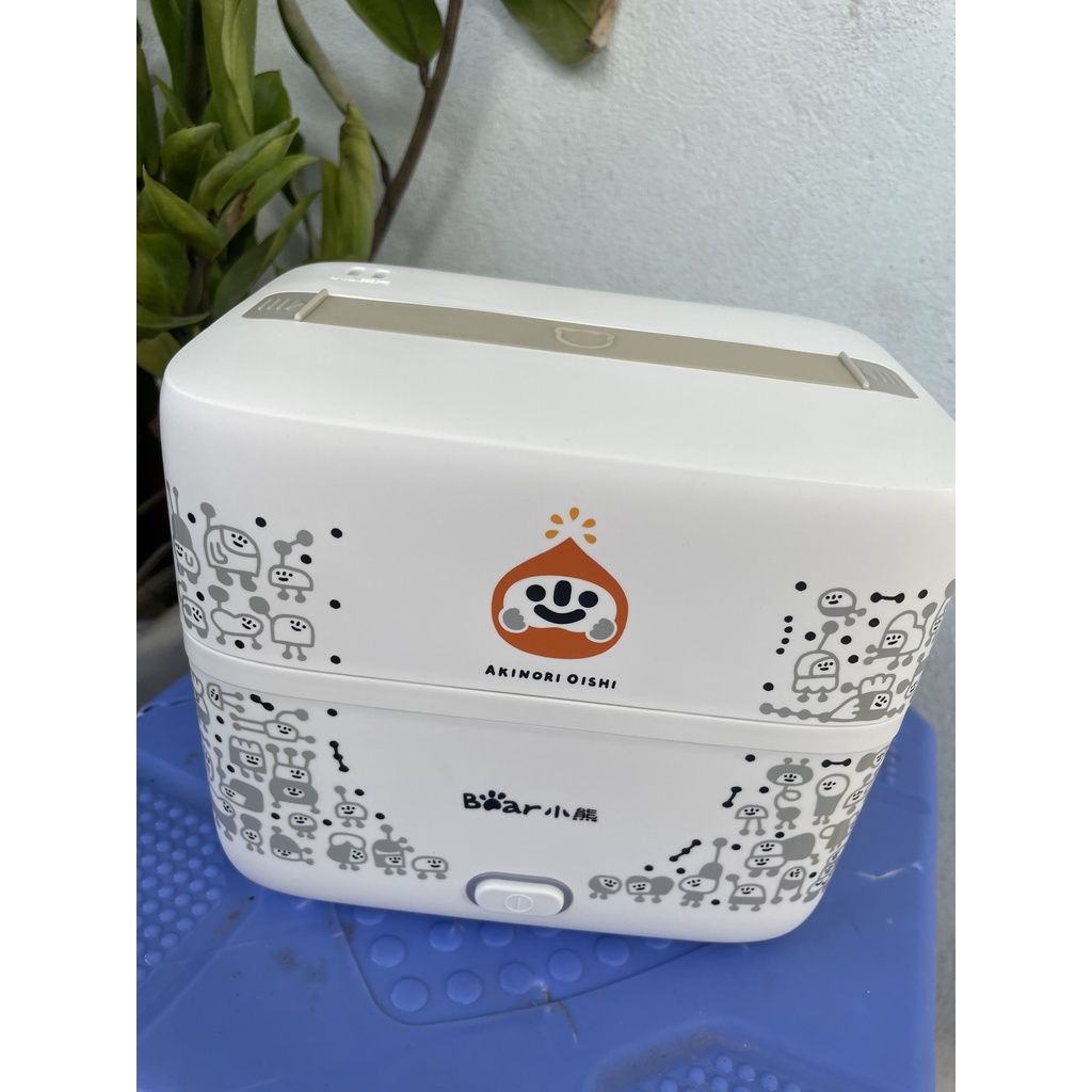 Hộp cơm cắm điện Bear DFH-B12N3, 1.2 lít, nấu chín, hâm nóng, giữ nhiệt cho thức ăn, dùng inox 304