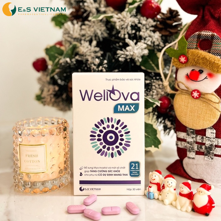 Viên uống WellOva Max Bổ Trứng - Cải thiện chất lượng trứng - Hỗ trợ mang thai tự nhiên