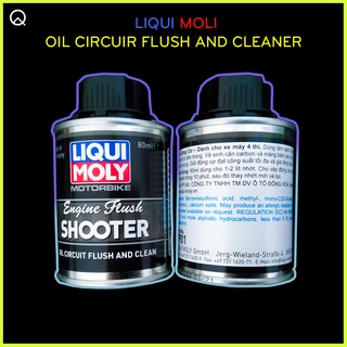 [mã quanclean giảm 10%] Phụ gia làm sạch động cơ -Liqui Moly Motorbike Engine Flush Shooter 7901-80ml cho xe máy.