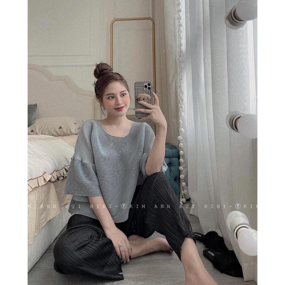 Set đồ nữ cá tính, set quần lửng áo thun đi chơi sang chảnh mùa hè đẹp 8A00123 JKR | BigBuy360 - bigbuy360.vn