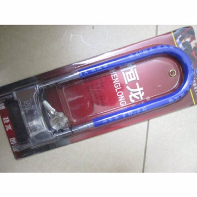 Khoá chữ U dài 34cm , khoá cường lực, xe máy, xe đạp