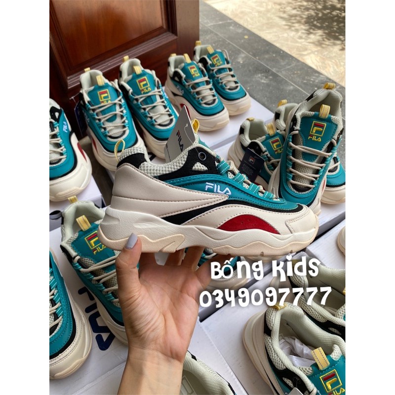 Giày Sneakers Nam Phối Màu Xanh Trời Đậm FL