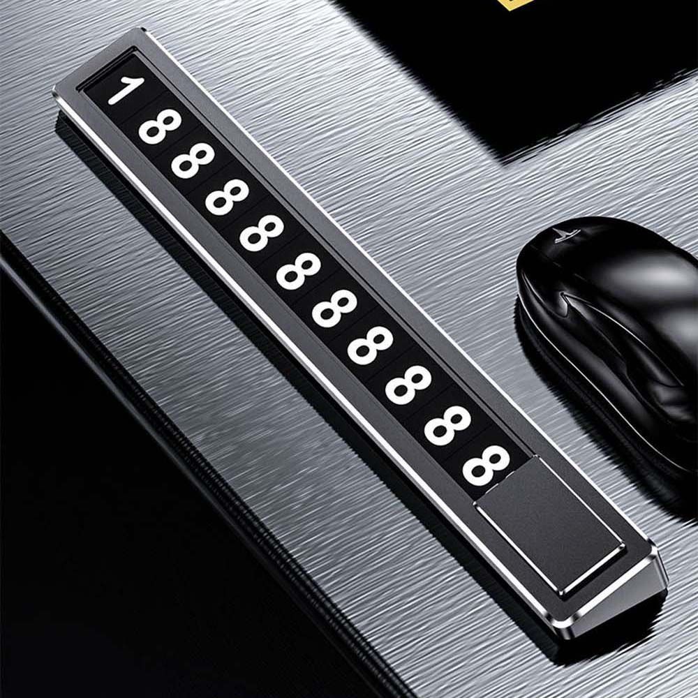 Bảng số điện thoại AVALENTINE bằng hợp kim nhôm nhiều màu thông dụng thích hợp cho đậu xe tạm thời