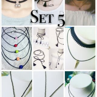 Set 9 Vòng dây chuyền choker