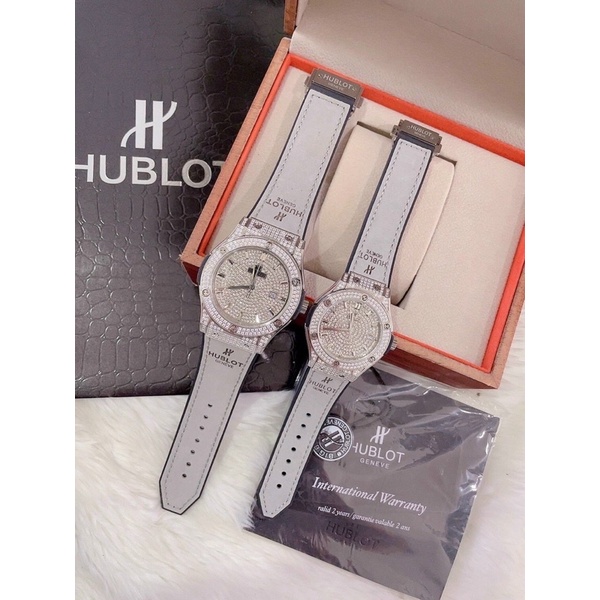 HUBLOT Classic full đá 34/42mm - Đồng Hồ Nam Nữ Cao Cấp