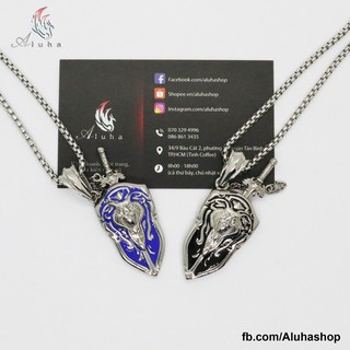 Dây chuyền Titan Khiên hiệp sĩ Hoàng Gia - NL044 - Aluha