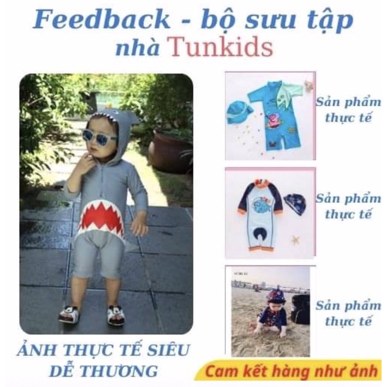 Đồ bơi liền thân, bộ bơi khủng long kèm mũ cho bé HÀNG QUẢNG CHÂU