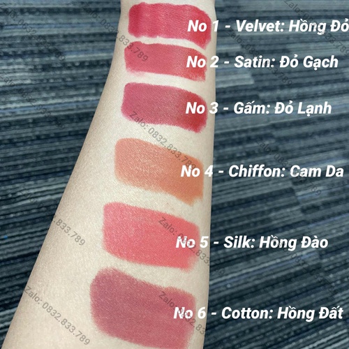 Son Hồ Ngọc Hà MOI Cosmetics MOI X CÔNG TRÍ bản giới hạn - bền màu lâu trôi không lem【CAM KẾT HÀNG CHÍNH HÃNG®】‎‎ | BigBuy360 - bigbuy360.vn
